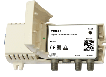 Модулятор TERRA mi520, ip в 2xDVB-C или 2xDVB-T