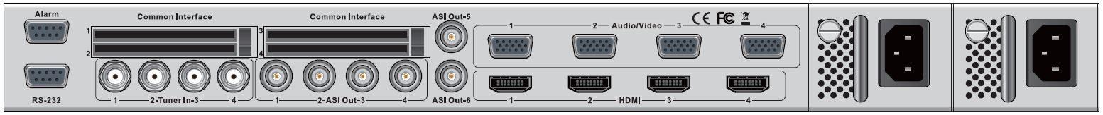 DXP-3440DP2 тыл